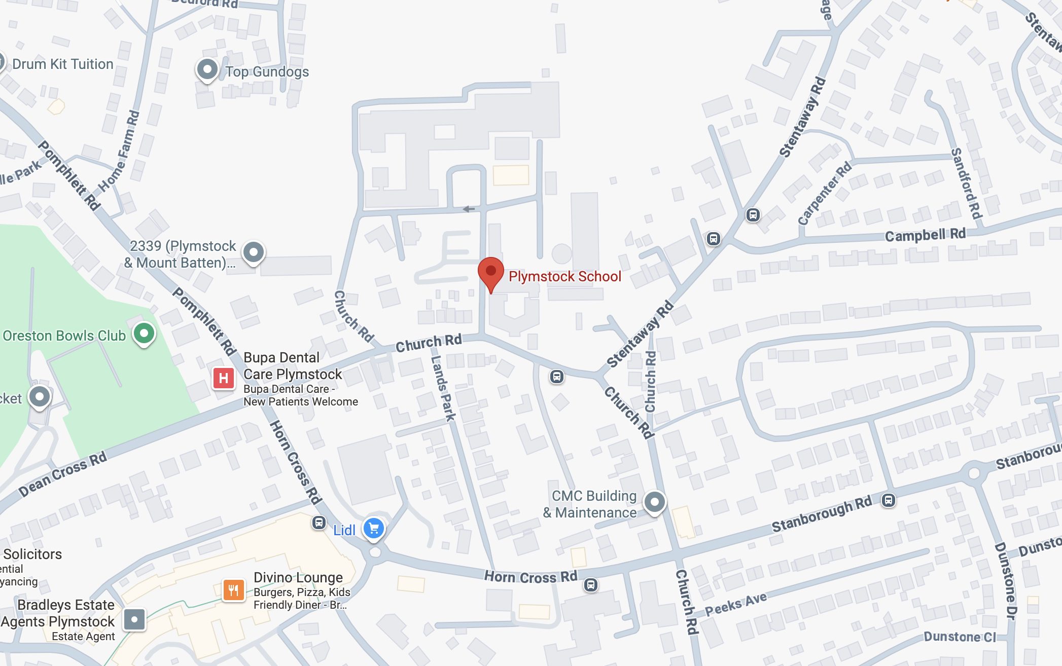 plymstock-school-map